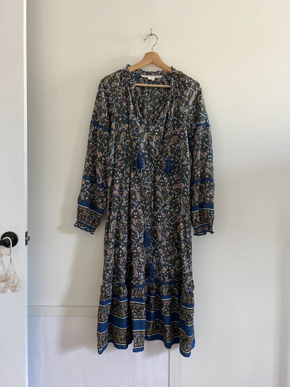 Veronica Beard Sahana Paisley Midi Dress